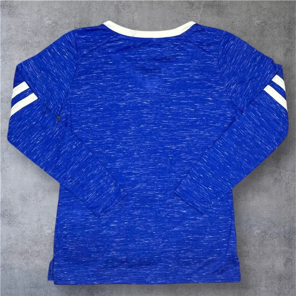 Golden State Warriors Shirt Blue White Lace-Up EcoRevive Ladies M